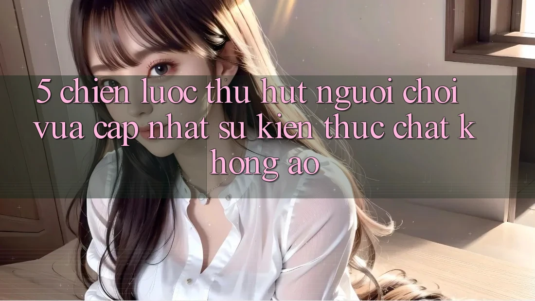5. Chiến Lược Thu Hút Người Chơi Vừa cập nhật: Sự kiện Thực Chất, Không Ảo