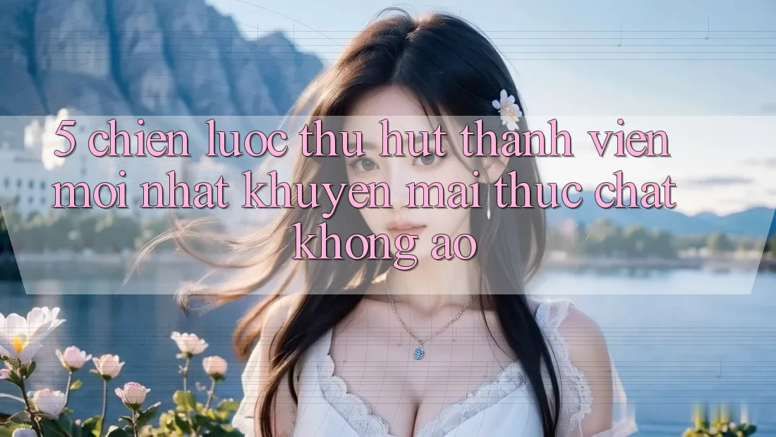 5. Chiến Lược Thu Hút Thành viên Mới nhất: Khuyến Mãi Thực Chất, Không Ảo 5. Chiến Lược Thu Hút Thành viên Mới nhất: Khuyến Mãi Thực Chất, Không Ảo
