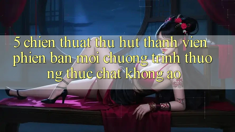 5. Chiến thuật Thu Hút Thành viên Phiên bản mới: Chương trình thưởng Thực Chất, Không Ảo 5. Chiến thuật Thu Hút Thành viên Phiên bản mới: Chương trình thưởng Thực Chất, Không Ảo
