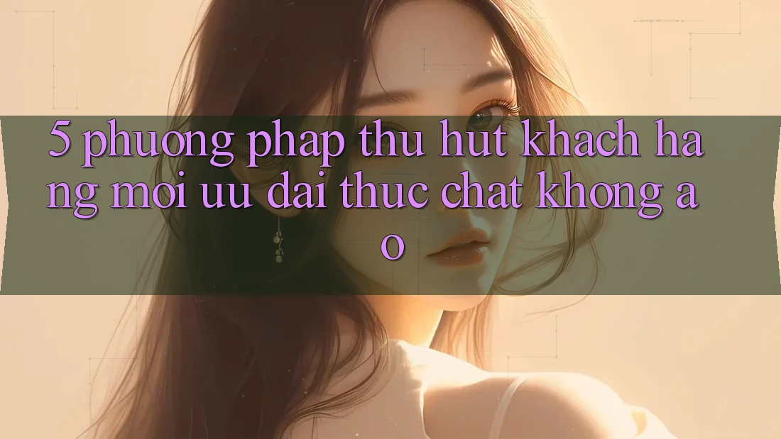 5. Phương pháp Thu Hút Khách hàng Mới: Ưu đãi Thực Chất, Không Ảo 5. Phương pháp Thu Hút Khách hàng Mới: Ưu đãi Thực Chất, Không Ảo