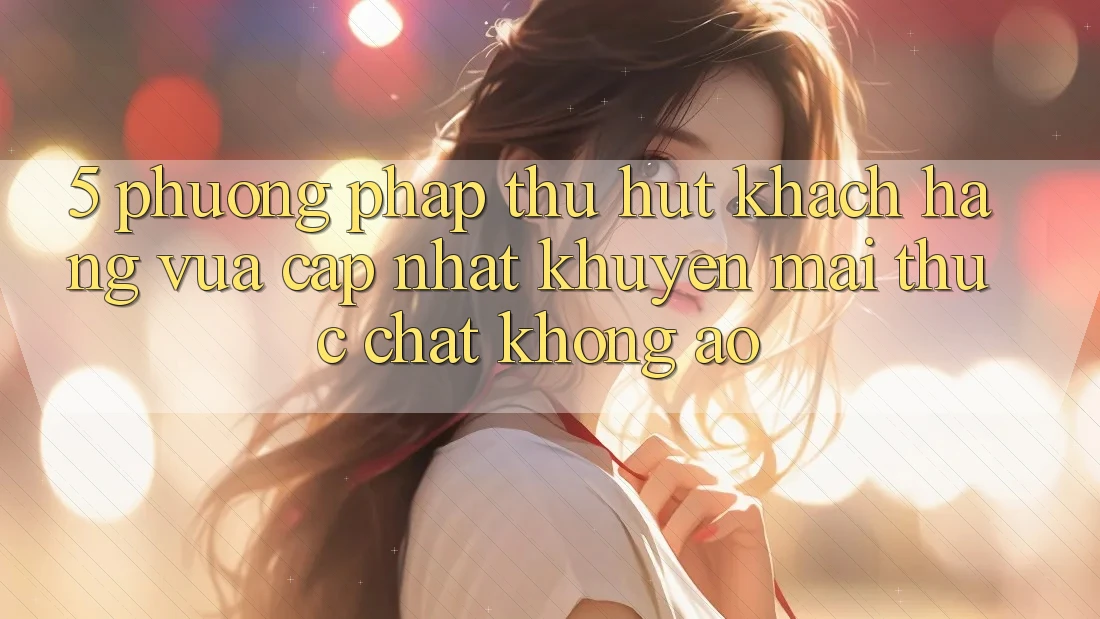 5. Phương pháp Thu Hút Khách hàng Vừa cập nhật: Khuyến Mãi Thực Chất, Không Ảo