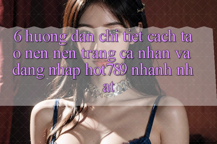 6. Hướng Dẫn Chi Tiết Cách Tạo nên nên trang cá nhân Và Đăng Nhập hot789 Nhanh Nhất 6. Hướng Dẫn Chi Tiết Cách Tạo nên nên trang cá nhân Và Đăng Nhập hot789 Nhanh Nhất