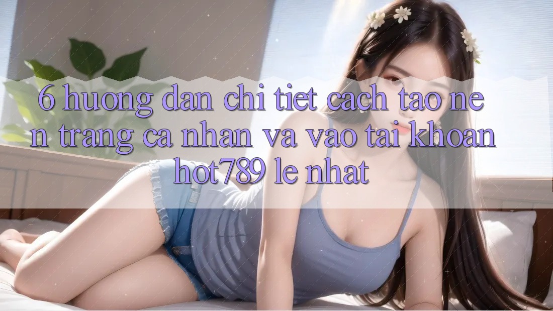6. Hướng Dẫn Chi Tiết Cách Tạo nên trang cá nhân Và Vào tài khoản hot789 Lẹ Nhất 6. Hướng Dẫn Chi Tiết Cách Tạo nên trang cá nhân Và Vào tài khoản hot789 Lẹ Nhất