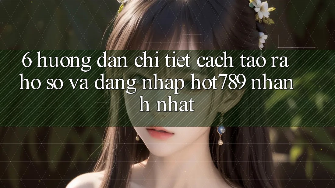 6. Hướng Dẫn Chi Tiết Cách Tạo ra hồ sơ Và Đăng Nhập hot789 Nhanh Nhất