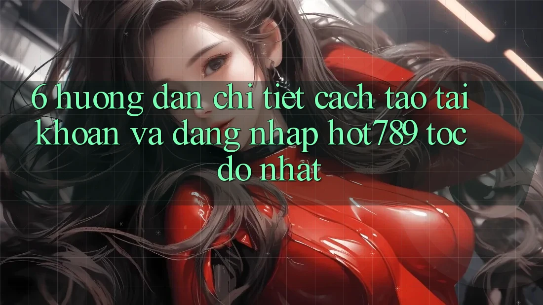 6. Hướng Dẫn Chi Tiết Cách Tạo tài khoản Và Đăng Nhập hot789 Tốc độ Nhất