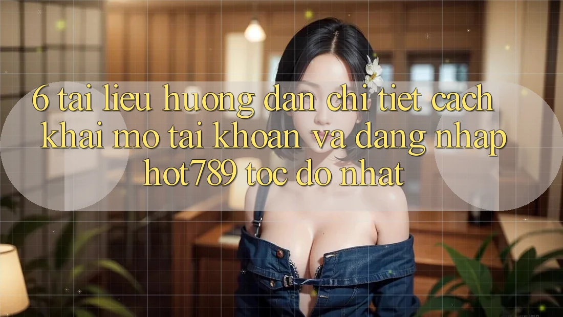 6. Tài liệu hướng dẫn Chi Tiết Cách Khai mở tài khoản Và Đăng Nhập hot789 Tốc độ Nhất 6. Tài liệu hướng dẫn Chi Tiết Cách Khai mở tài khoản Và Đăng Nhập hot789 Tốc độ Nhất