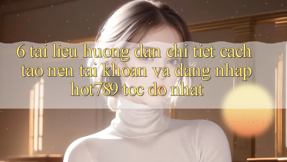 6. Tài liệu hướng dẫn Chi Tiết Cách Tạo nên tài khoản Và Đăng Nhập hot789 Tốc độ Nhất 6. Tài liệu hướng dẫn Chi Tiết Cách Tạo nên tài khoản Và Đăng Nhập hot789 Tốc độ Nhất