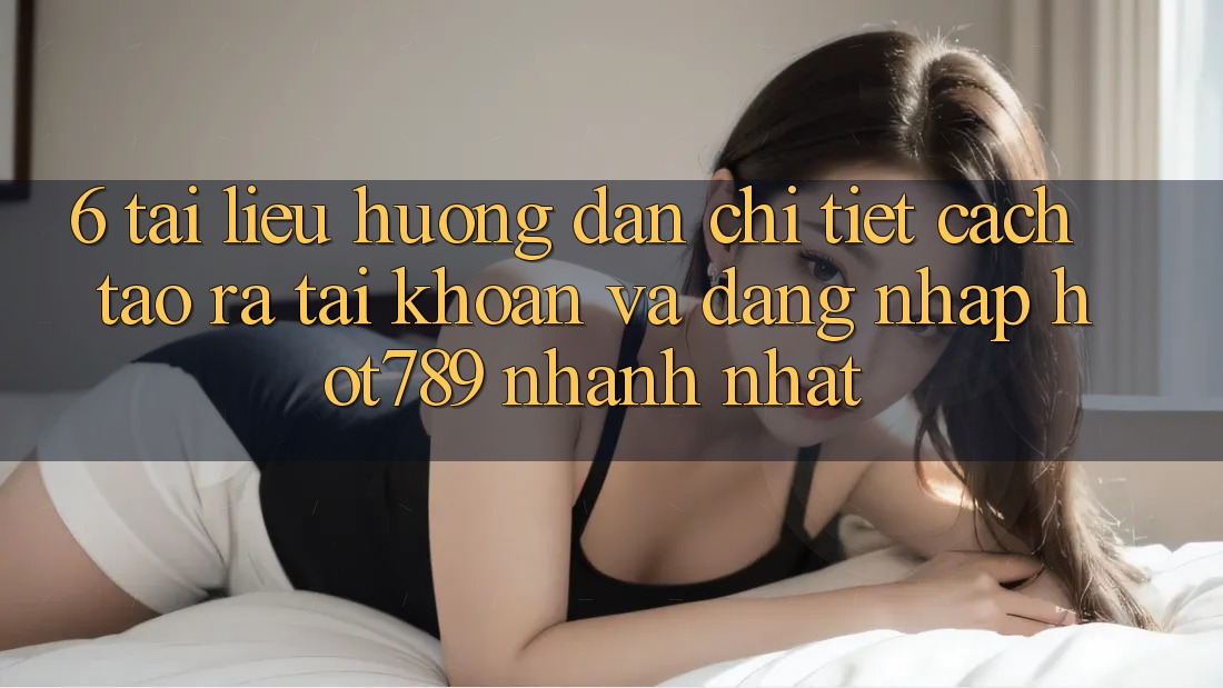 6. Tài liệu hướng dẫn Chi Tiết Cách Tạo ra tài khoản Và Đăng Nhập hot789 Nhanh Nhất 6. Tài liệu hướng dẫn Chi Tiết Cách Tạo ra tài khoản Và Đăng Nhập hot789 Nhanh Nhất