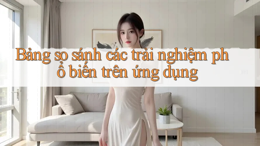 Bảng so sánh các trải nghiệm phổ biến trên ứng dụng Bảng so sánh các trải nghiệm phổ biến trên ứng dụng