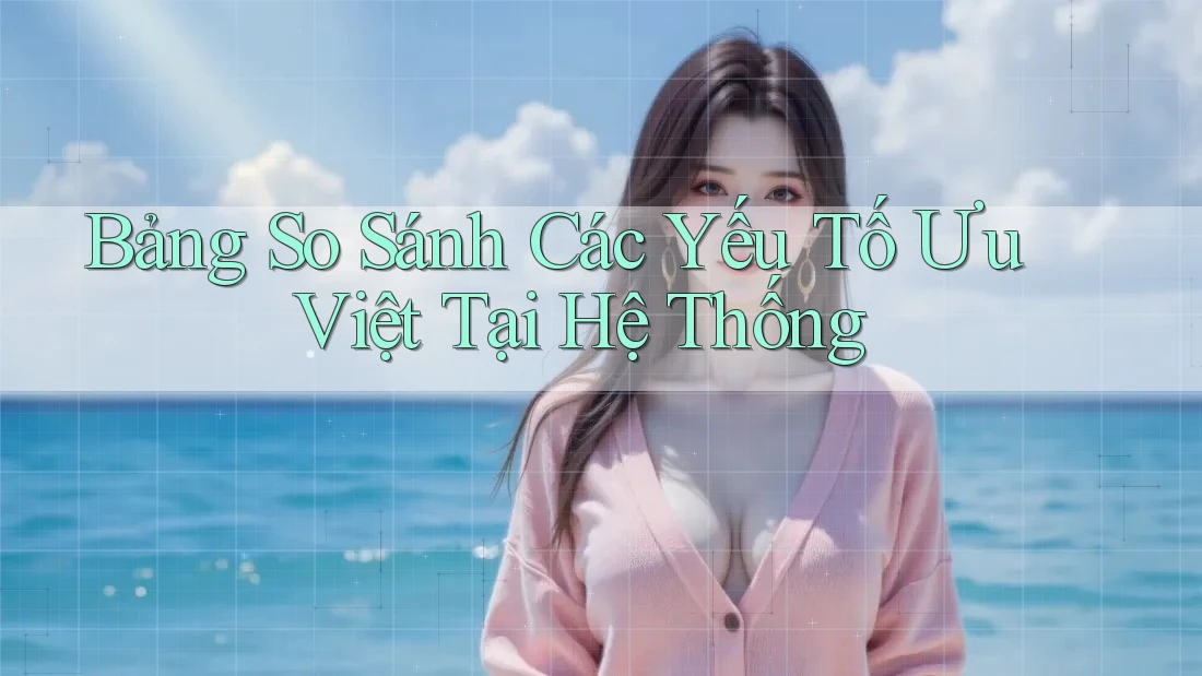 Bảng So Sánh Các Yếu Tố Ưu Việt Tại Hệ Thống Bảng So Sánh Các Yếu Tố Ưu Việt Tại Hệ Thống