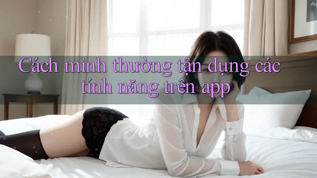 Cách mình thường tận dụng các tính năng trên app