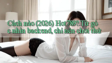 Cách nào (2026) Hot789 từ góc nhìn backend, chỉ nên chơi thử