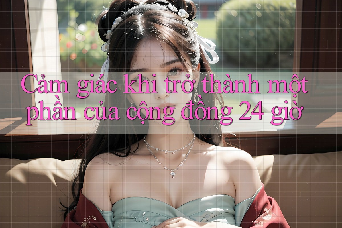 Cảm giác khi trở thành một phần của cộng đồng 24 giờ Cảm giác khi trở thành một phần của cộng đồng 24 giờ