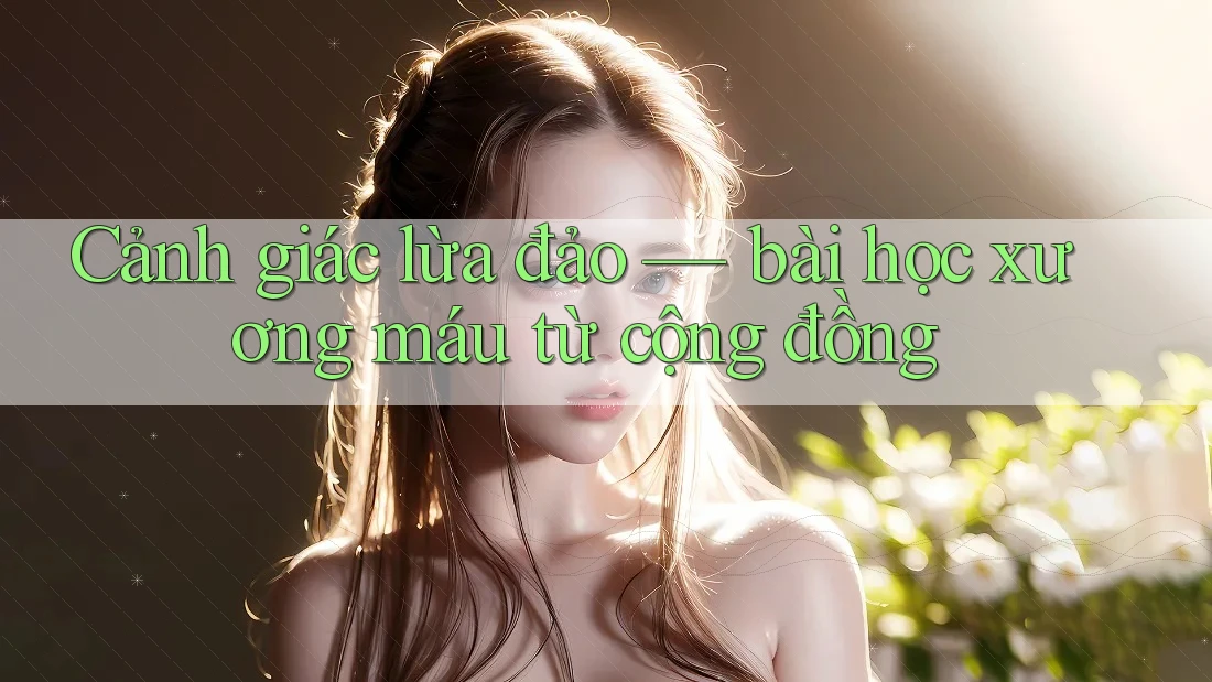 Cảnh giác lừa đảo – Bài học xương máu từ cộng đồng Cảnh giác lừa đảo – Bài học xương máu từ cộng đồng