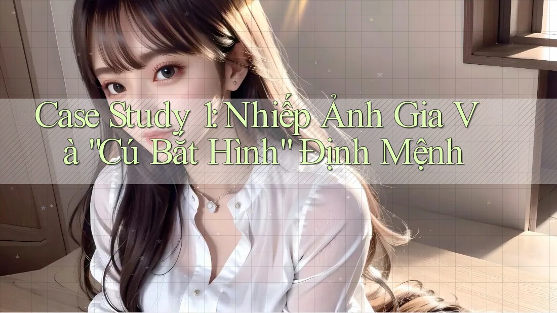 Case Study 1: Nhiếp Ảnh Gia Và “Cú Bắt Hình” Định Mệnh Case Study 1: Nhiếp Ảnh Gia Và “Cú Bắt Hình” Định Mệnh