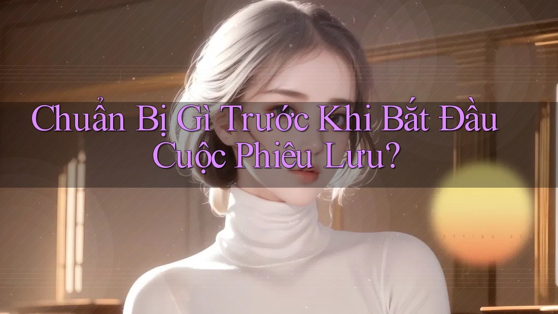 Chuẩn Bị Gì Trước Khi Bắt Đầu Cuộc Phiêu Lưu? Chuẩn Bị Gì Trước Khi Bắt Đầu Cuộc Phiêu Lưu?