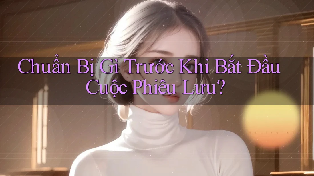 Chuẩn Bị Gì Trước Khi Bắt Đầu Cuộc Phiêu Lưu? Chuẩn Bị Gì Trước Khi Bắt Đầu Cuộc Phiêu Lưu?
