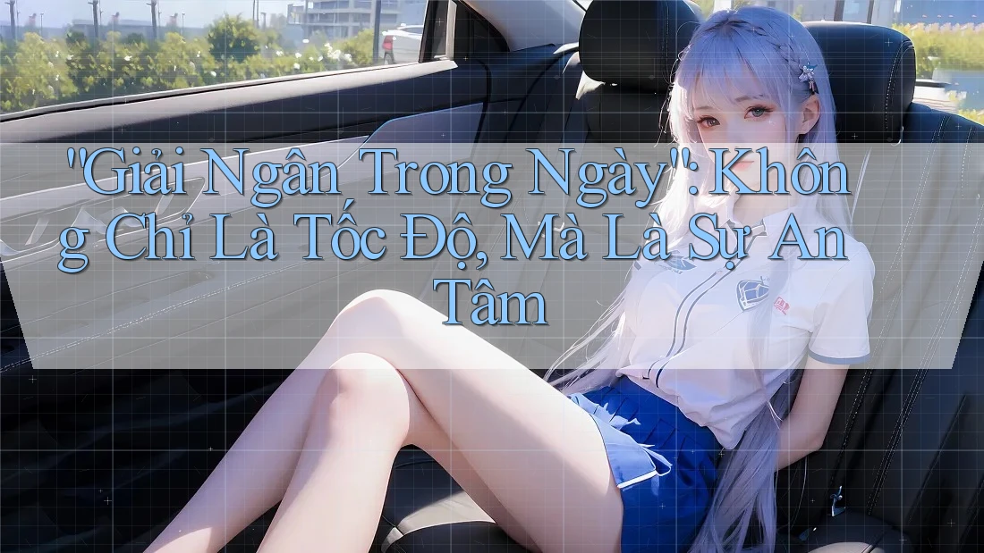 “Giải Ngân Trong Ngày”: Không Chỉ Là Tốc Độ, Mà Là Sự An Tâm