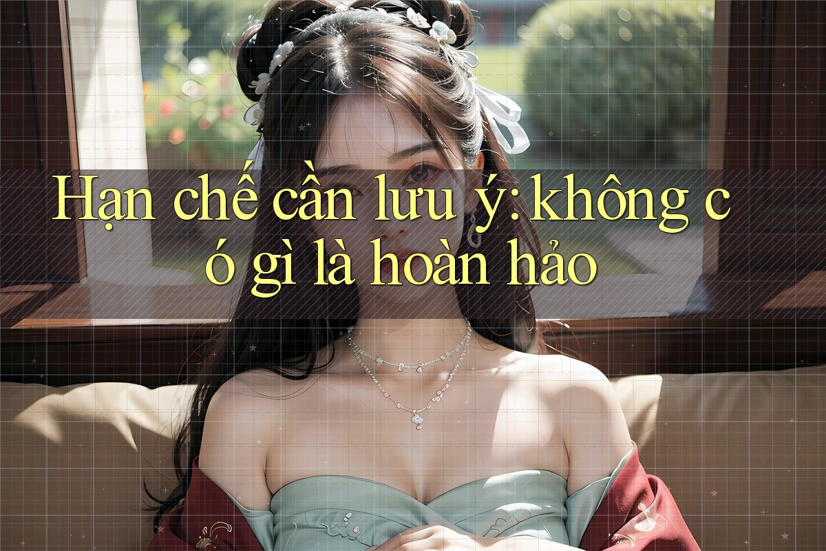 Hạn chế cần lưu ý — không có gì là hoàn hảo Hạn chế cần lưu ý — không có gì là hoàn hảo