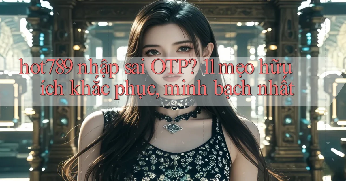 hot789 nhập sai OTP 11 mẹo hữu ích khắc phục, minh bạch nhất
