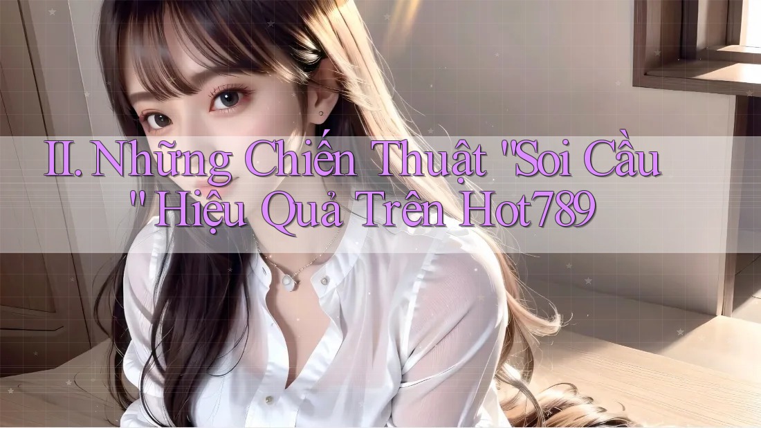 II. Những Chiến Thuật “Soi Cầu” Hiệu Quả Trên Hot789