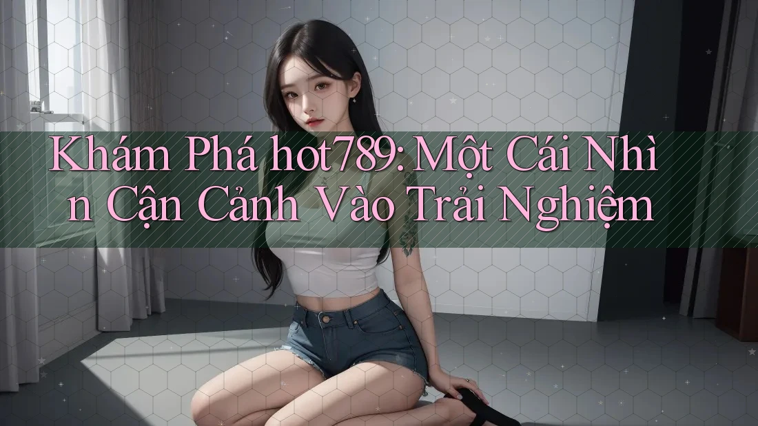 Khám Phá hot789: Một Cái Nhìn Cận Cảnh Vào Trải Nghiệm Khám Phá hot789: Một Cái Nhìn Cận Cảnh Vào Trải Nghiệm