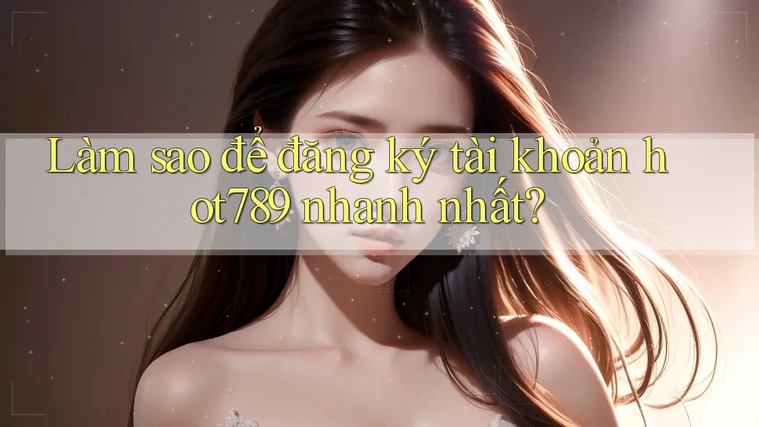 Làm sao để đăng ký tài khoản Hot789 nhanh nhất? Làm sao để đăng ký tài khoản Hot789 nhanh nhất?