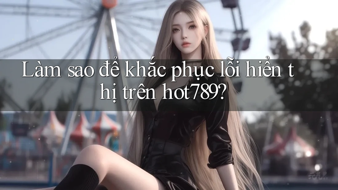Làm sao để khắc phục lỗi hiển thị trên hot789? Làm sao để khắc phục lỗi hiển thị trên hot789?