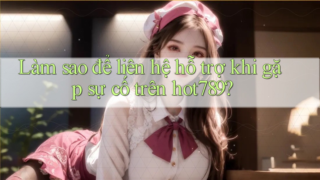 Làm sao để liên hệ hỗ trợ khi gặp sự cố trên hot789? Làm sao để liên hệ hỗ trợ khi gặp sự cố trên hot789?