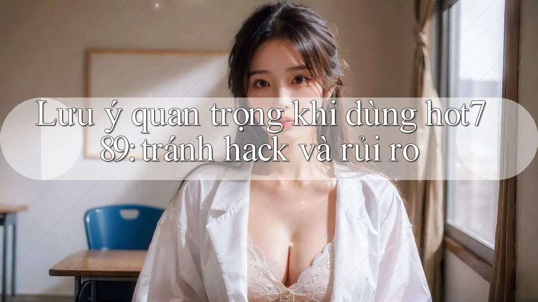Lưu ý quan trọng khi dùng hot789: tránh hack và rủi ro