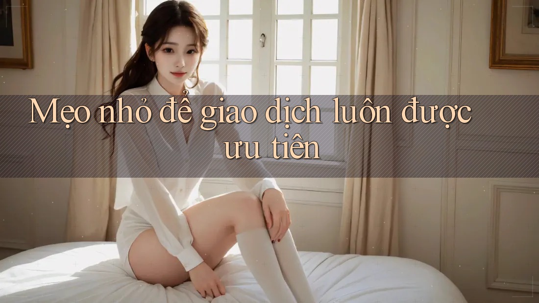 Mẹo nhỏ để giao dịch luôn được ưu tiên Mẹo nhỏ để giao dịch luôn được ưu tiên