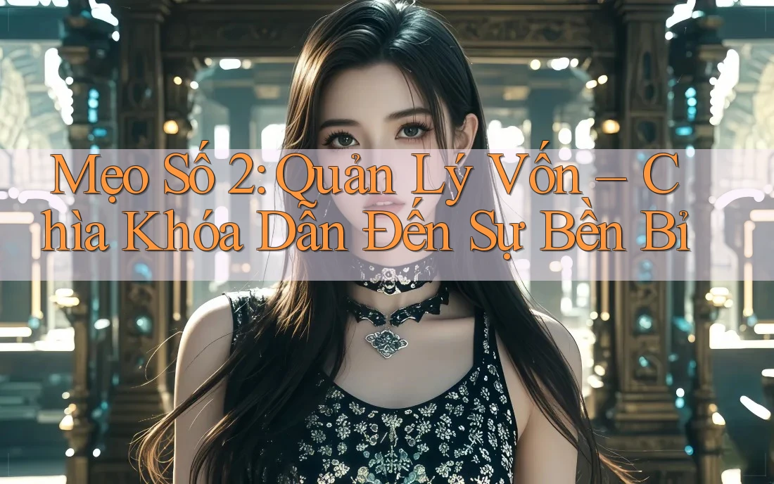 Mẹo Số 2: Quản Lý Vốn – Chìa Khóa Dẫn Đến Sự Bền Bỉ Mẹo Số 2: Quản Lý Vốn – Chìa Khóa Dẫn Đến Sự Bền Bỉ