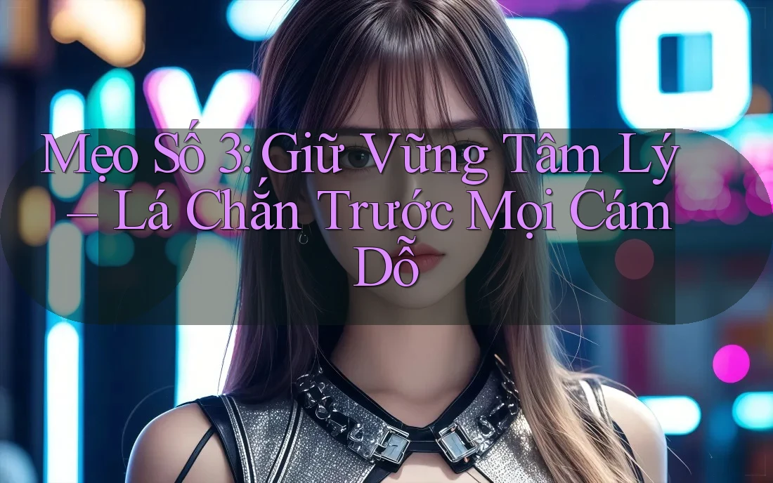 Mẹo Số 3: Giữ Vững Tâm Lý – Lá Chắn Trước Mọi Cám Dỗ Mẹo Số 3: Giữ Vững Tâm Lý – Lá Chắn Trước Mọi Cám Dỗ