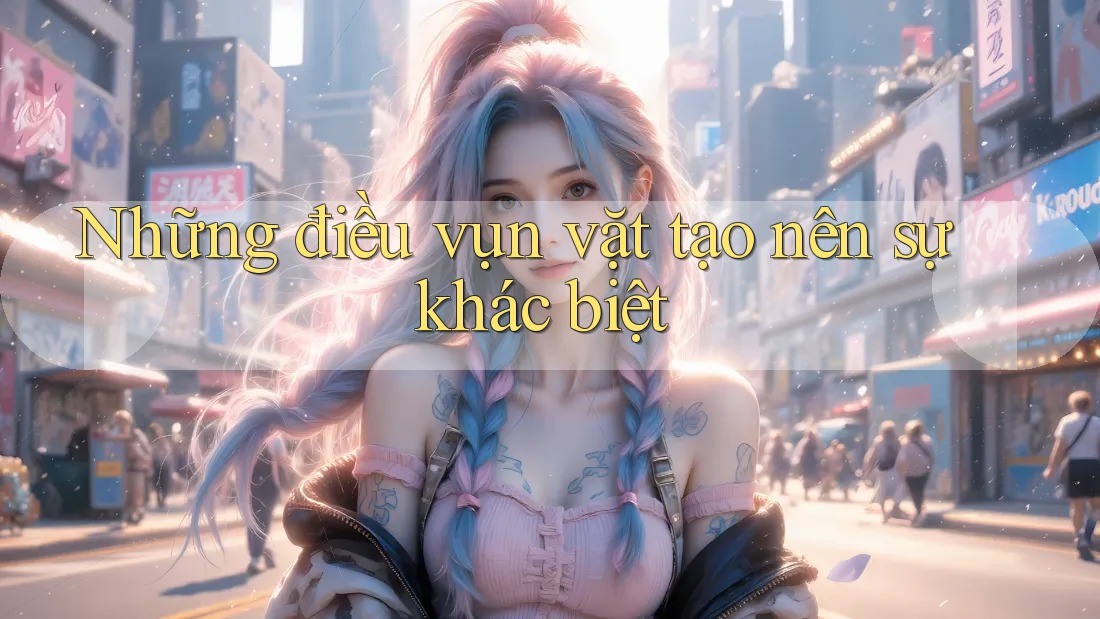 Những điều vụn vặt tạo nên sự khác biệt Những điều vụn vặt tạo nên sự khác biệt