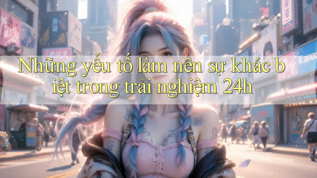 Những yếu tố làm nên sự khác biệt trong trải nghiệm 24h Những yếu tố làm nên sự khác biệt trong trải nghiệm 24h