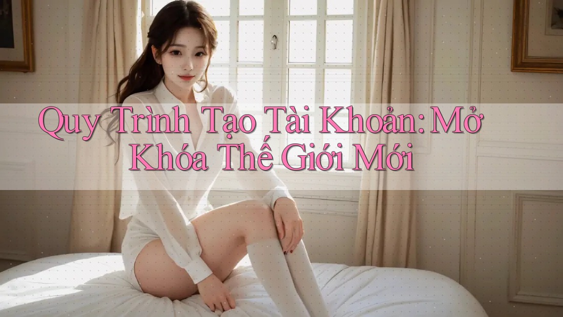Quy Trình Tạo Tài Khoản: Mở Khóa Thế Giới Mới