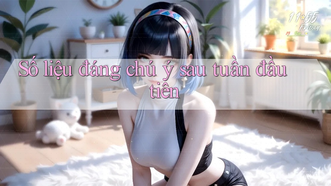 Số liệu đáng chú ý sau tuần đầu tiên Số liệu đáng chú ý sau tuần đầu tiên