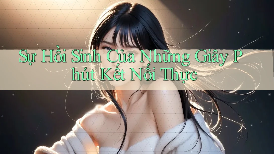 Sự Hồi Sinh Của Những Giây Phút Kết Nối Thực Sự Hồi Sinh Của Những Giây Phút Kết Nối Thực