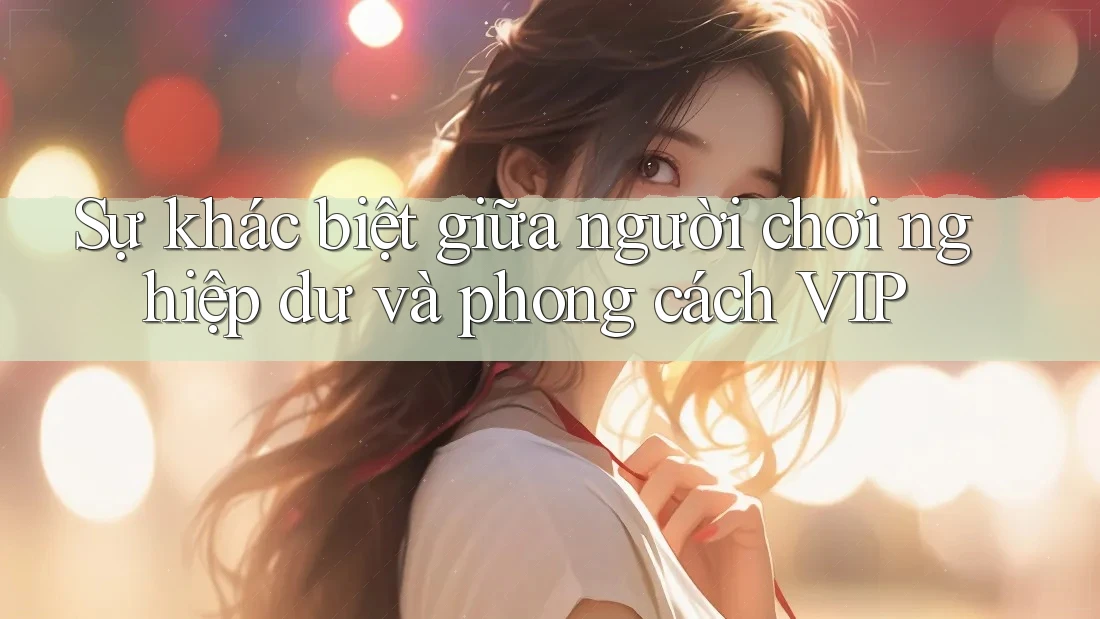 Sự khác biệt giữa người chơi nghiệp dư và phong cách VIP Sự khác biệt giữa người chơi nghiệp dư và phong cách VIP