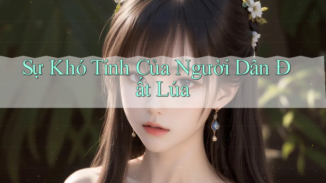 Sự Khó Tính Của Người Dân Đất Lúa Sự Khó Tính Của Người Dân Đất Lúa