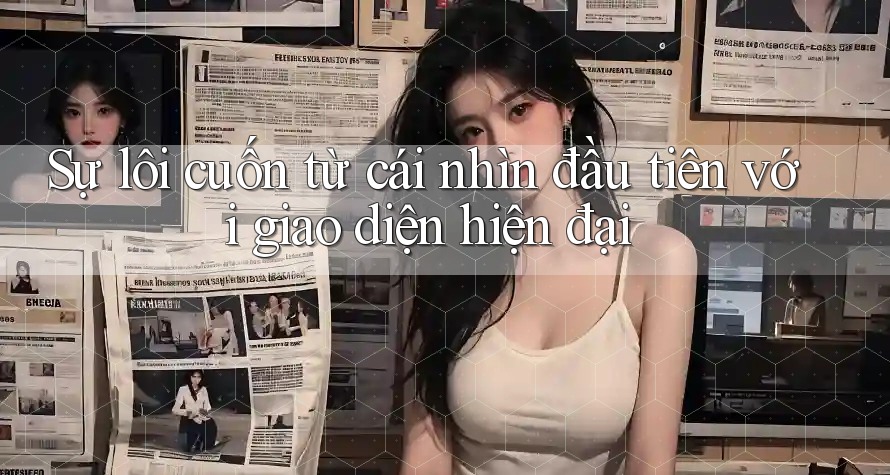 Sự lôi cuốn từ cái nhìn đầu tiên với giao diện hiện đại Sự lôi cuốn từ cái nhìn đầu tiên với giao diện hiện đại