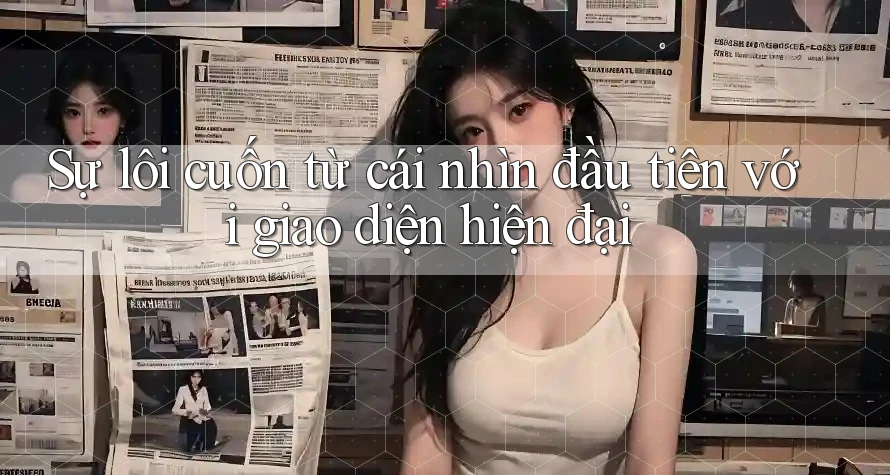 Sự lôi cuốn từ cái nhìn đầu tiên với giao diện hiện đại