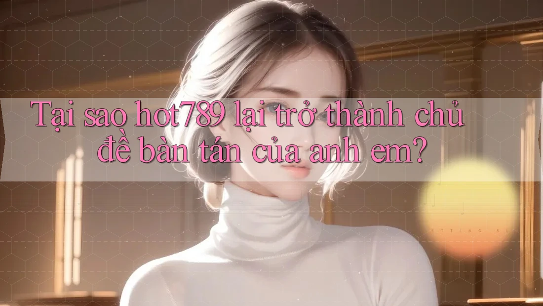Tại sao hot789 lại trở thành chủ đề bàn tán của anh em? Tại sao hot789 lại trở thành chủ đề bàn tán của anh em?