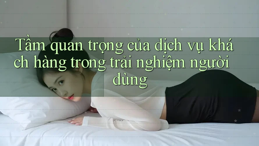 Tầm quan trọng của dịch vụ khách hàng trong trải nghiệm người dùng Tầm quan trọng của dịch vụ khách hàng trong trải nghiệm người dùng