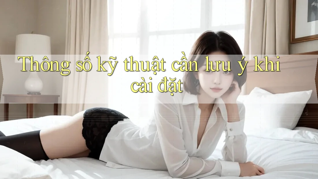 Thông số kỹ thuật cần lưu ý khi cài đặt Thông số kỹ thuật cần lưu ý khi cài đặt