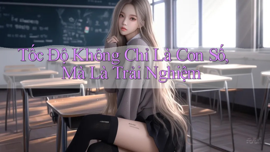 Tốc Độ Không Chỉ Là Con Số, Mà Là Trải Nghiệm Tốc Độ Không Chỉ Là Con Số, Mà Là Trải Nghiệm