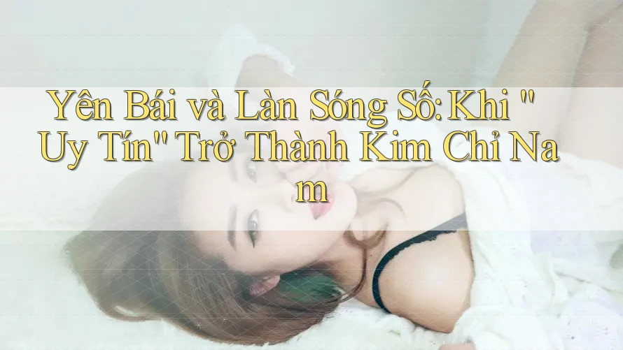 Yên Bái và Làn Sóng Số: Khi “Uy Tín” Trở Thành Kim Chỉ Nam Yên Bái và Làn Sóng Số: Khi “Uy Tín” Trở Thành Kim Chỉ Nam